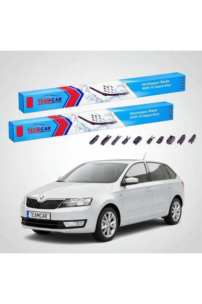 TEAMCAR Skoda Rapid Spaceback NH1 2013-2019 Lame ștergătoare |   Set plat fro...
