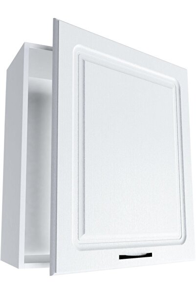 Sani Kvadric Upper MDF Kitchen Cabinet for 60x68 cm Hood, White
