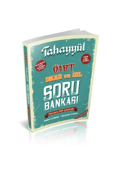 Tahayyül Yayınları TAHAYYÜL ÖABT SORU BANKASI ADEM ÇOBAN MUSTAFA ÇOBAN
