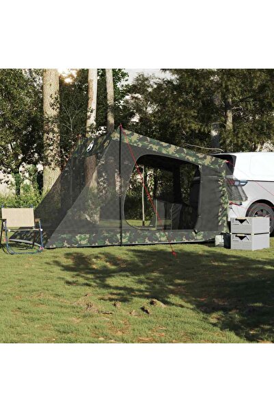 vidaxl Cort auto pentru 2 persoane, camuflaj, rezistent la apa