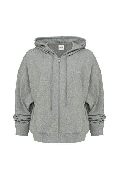 Calvin Klein Kadın Gri Sweatshirt LV00QS7599