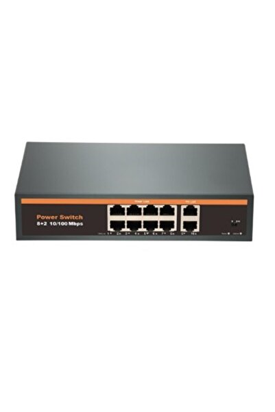 Nova Nvc-Intsf0820Fb2L 24V Intercom 8+2 Poe Switch (10-100)