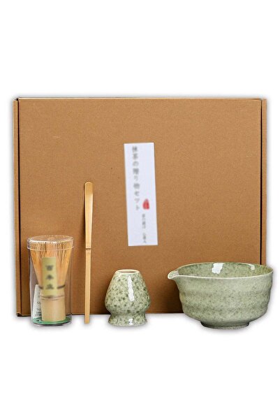 Arabest 4-Piece Matcha Whisk Set, Japanese Tea Set, Traditional Scoop, Matcha...