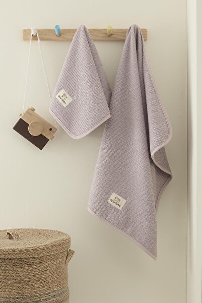 Semecca 100% Cotton Children's Towel Set 30X50 and 50X100