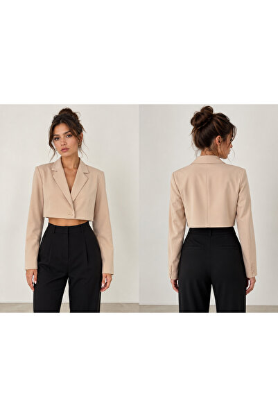 Butik Mini blazer crop ceket
