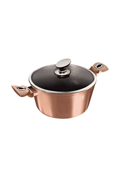 Berlinger Haus Κατσαρόλα με καπάκι 30 cm ροζ χρυσό, Metallic Line Rose Gold E...