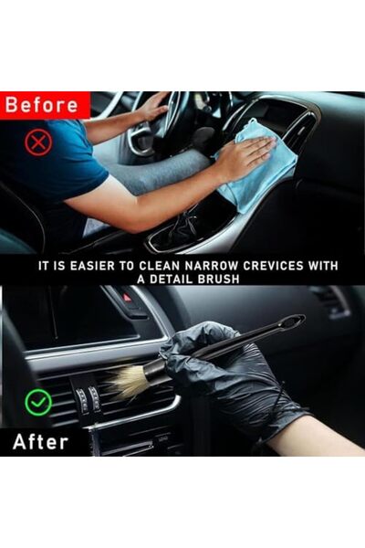 Yıldızan TAMGÜN - Perie pentru curățarea aerului condiționat auto, perie pent...