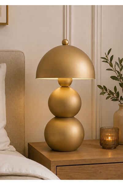 burenze Hamilton Eskitme Gold Sarı Başlıklı Gold Toplu Masa Lambası Pinterest...