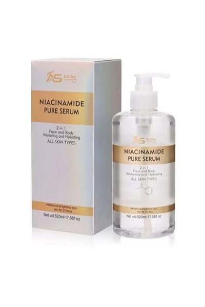 Ashley shine Niacinamide Pure Serum 2 in 1 Face & Body Whitening and Hydratin...