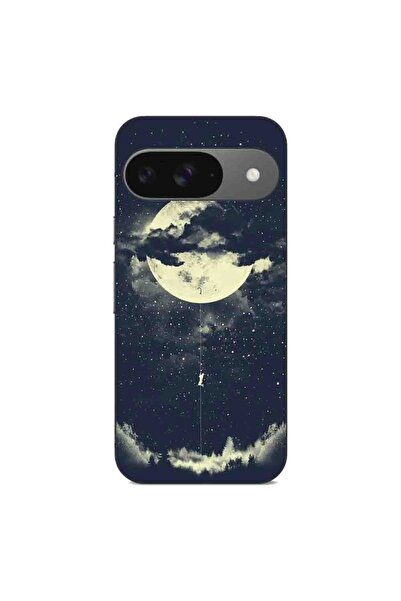 OEM Husa compatibila cu Google Pixel 9 Pro Silicon Gel Tpu Model Moon Climbing