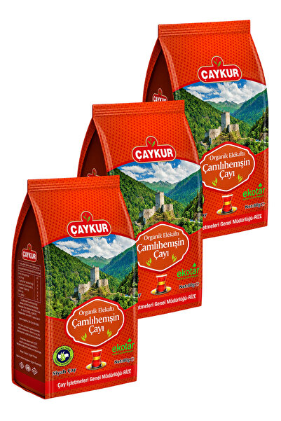 Çaykur Organik Elekaltı Çamlıhemşin Çayı 80 gr. Üçlü Paket