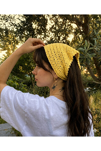 STYLE STOP Knitted Bandana Breathable Hair Accessory
