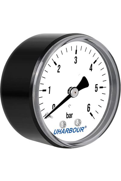 Other Manometru de presiune pentru apă 0-6 Bar, 1/4 inch, cu suport pe spate ...