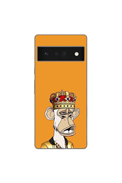 OEM Husa compatibila cu Google Pixel 6 Pro Silicon Gel Tpu Model NFT Royal Ape