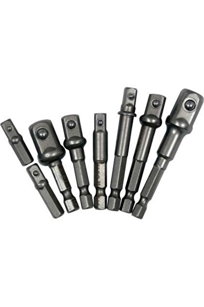 yato Set 8 Adaptoare Cu Prindere Hexagonală 1/4'', 3/8'', 1/2''