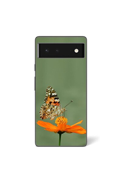 OEM Husa compatibila cu Google Pixel 6 Silicon Gel Tpu Model Fluture