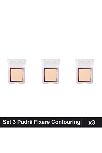 Ruby Rose Set of 3 Compact Contouring Setting Powder PC10, Professional Manicure