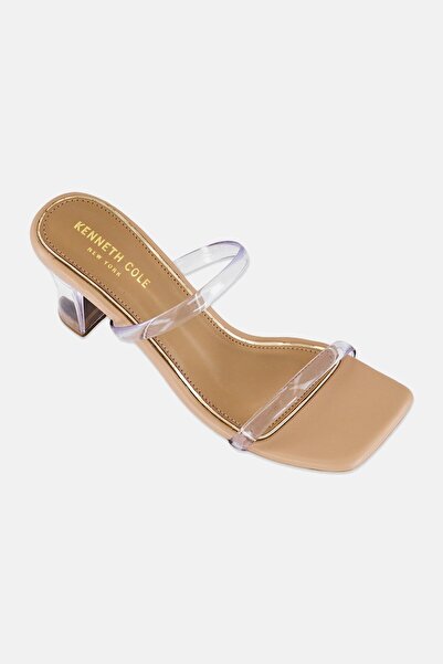 Kenneth Cole Women Heeled Slip On Sandals, Tan