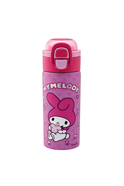 MY MELODY Çift Fonksiyon Kapaklı Çelik Matara 600Ml 3835