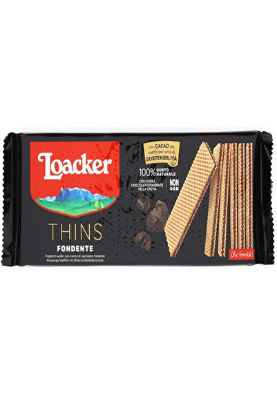 Loacker THINS WITH DARK CHOCOLATE CREAM 18x150G