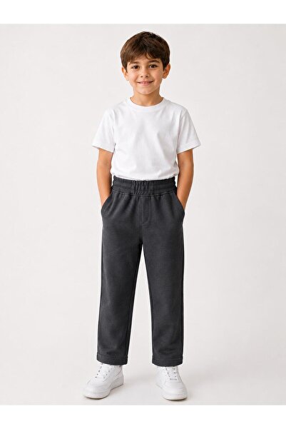 aykidsclup AY KİDS Pantaloni de trening pentru băieți cu curea și buzunar la ...