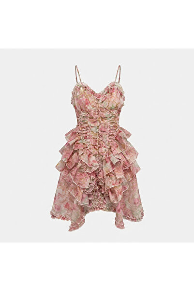 Feya Studio Feya Mini Blush Corset Dress