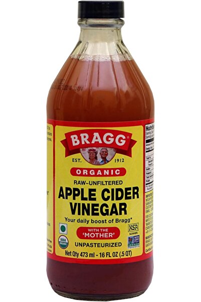 BRAGG vinegar Bragg Organic Raw Unfiltered Apple Cider Vinegar 473 ml
