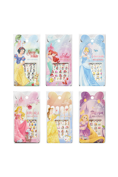 Choice 6pcs set 6PCS/SET Disney tomoni Embossed Nail Stickers for Children Sn...