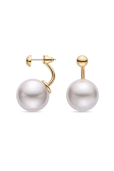 Lisa&Co. Cercei Argint Anchor Mix Argint placat cu aur galben / Shellpearls /...