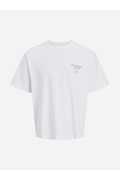 Jack & Jones Men Graphic Print Oversized T-Shirt