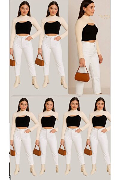 ALDAIYR Neck Collar and Sleeveless Islamic Clothing
