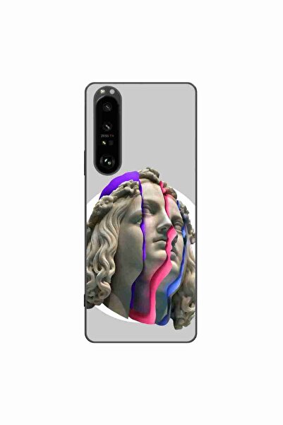 OEM Husa compatibila cu Sony Xperia 1 III Silicon Gel Tpu Model Neon Ruins