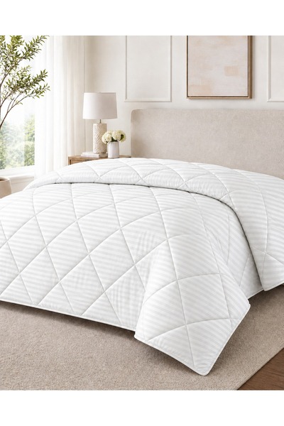 Bella Home Luxury Micro Jacquard Single Silicone Quilt 155X215 cm |   Breatha...