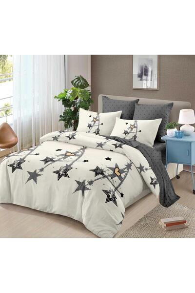 OEM Fine Cotton Duvet Cover Set with Stretchy 6 pieces 2 persons Primavara