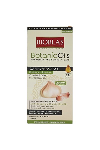 SOHO Sampon, Bioblas, Botanic Oils 360 ml Garlic,