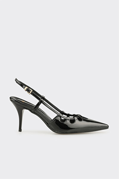 Elle Shoes Siyah Kadın Klasik Ayakkabı