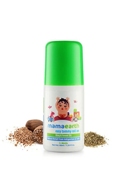 Mamaearth إيزي تامي رول أون - علاج طبيعي لمشكلات الهضم وآلام البطن لمدة 3 أشه...