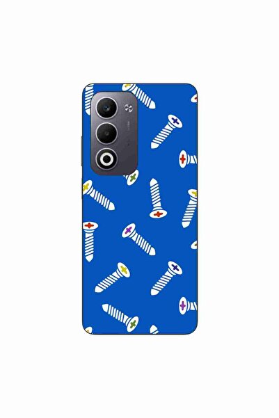 OEM Калъф, съвместим с Oppo A5, силиконов гел TPU модел, с шарка на винтове