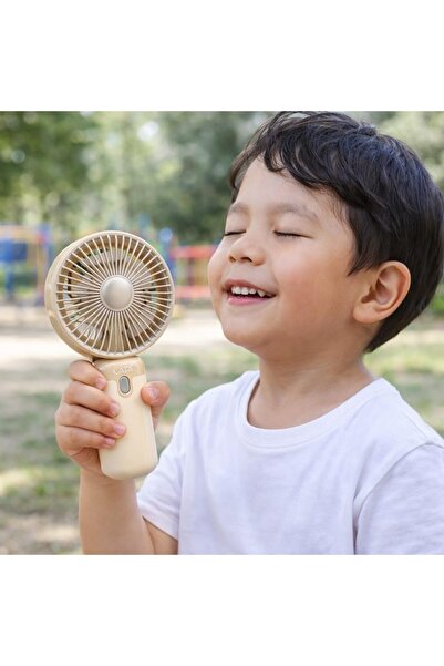 Yıldızan TTKTEKNOLOJİ Şarjlı El Vantilatörü 3 Kademeli Hız Ayarlı Mini Fan – ...