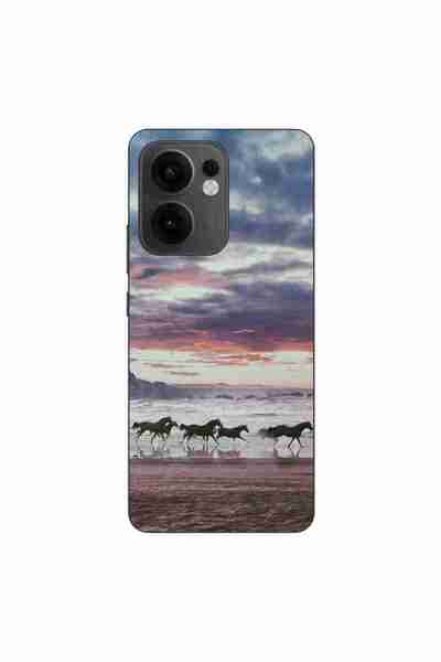 OEM Husa compatibila cu Oppo Reno13 F Silicon Gel Tpu Model Cai Alergand