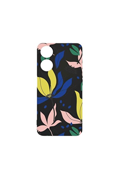bestcase Λεπτή Θήκη Σιλικόνης 0.8MM, Συμβατή με OPPO A58 5G, Σχέδιο Λουλουδιώ...