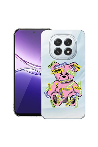 bestcase Калъф за OPPO F29 Pro с дизайн на плюшено мече, прозрачен тънък сили...