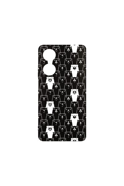 bestcase Тънък силиконов калъф 0.8ММ, съвместим с OPPO A60, десен с мече, защ...