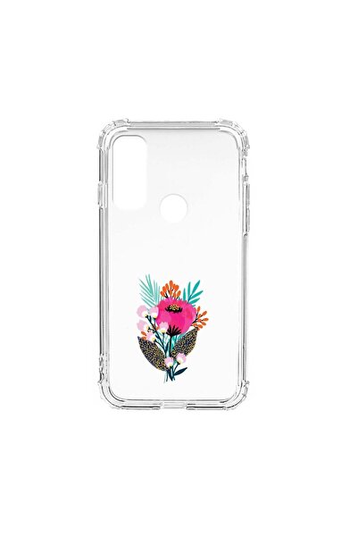 bestcase Husa Anti Shock Silicon Compatibila Cu Motorola Moto E40, Flowers, M...