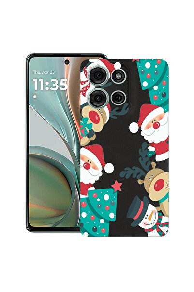 bestcase ¬Æ Husa pentru Motorola Moto G15, Xmas, Slim Silicon 0.8MM, Antisoc,...