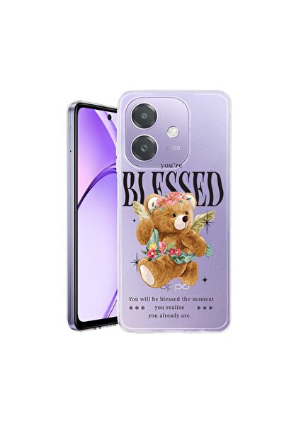 bestcase Husă pentru OPPO A40 / A40M, BestCase® Silicon transparent 2MM, Ursu...