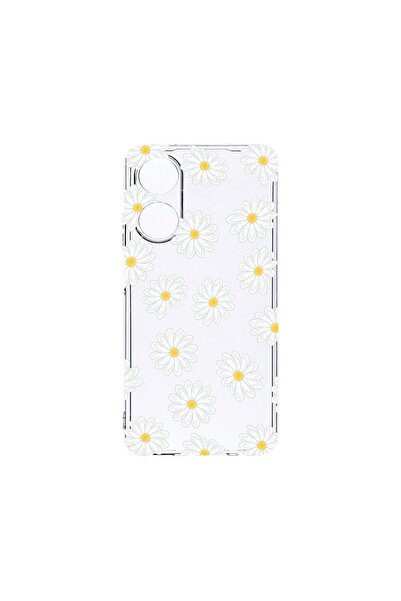 bestcase Διαφανής Θήκη Σιλικόνης 2MM, Συμβατή με OPPO A98 5G, Χαρούμενα Λουλο...