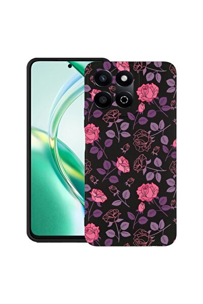 bestcase ¬Æ Husa pentru Honor 200 Smart, Slim Silicon, Rose, Protectie camera...