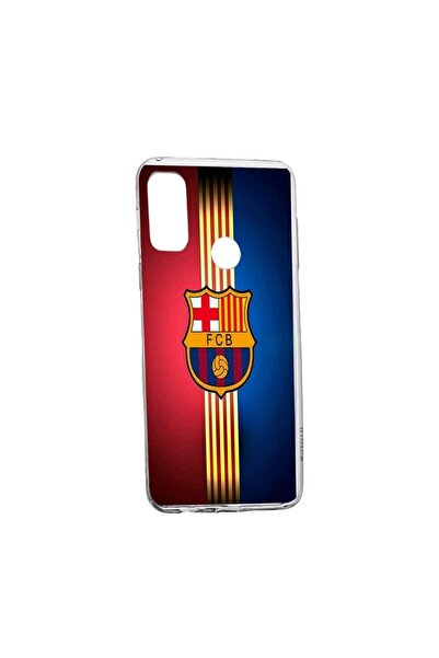 bestcase Husa Football, Barcelona, pentru Oppo A15, rezistenta la uzura, anti...