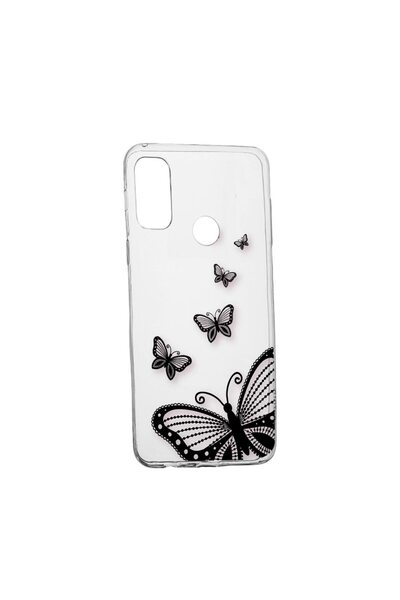 bestcase Husa Silicon Compatibila Cu Motorola Moto E40, Butterfly, rezistenta...